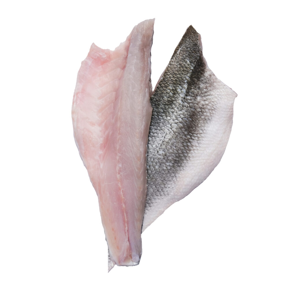 Róbalo porciones con piel al vacío